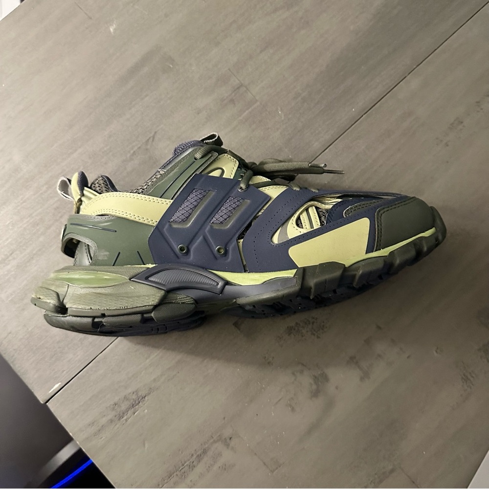 Balenciaga Men's Track Sneaker Kaki/Green 8 US / 41